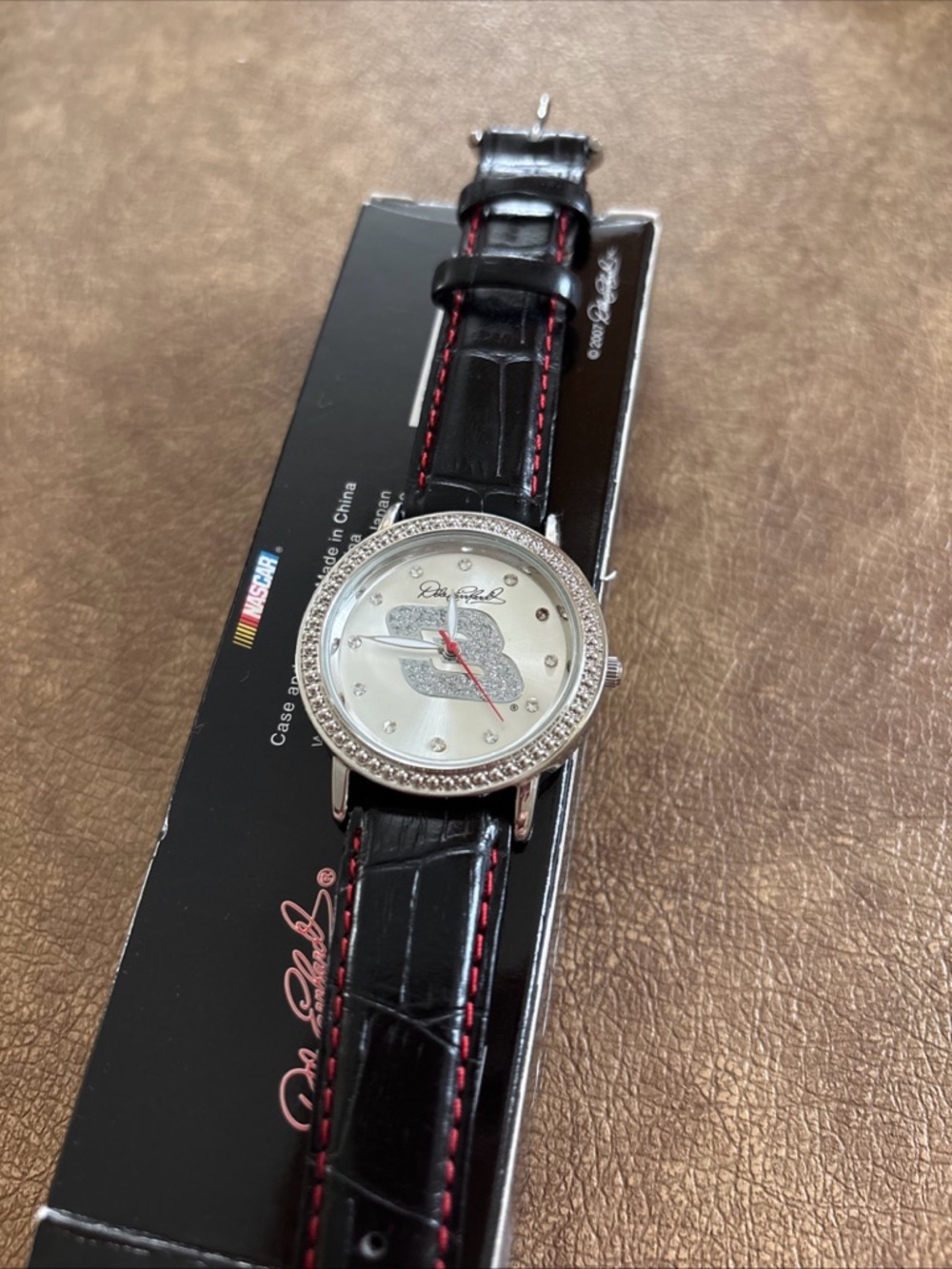 Dale Earnhardt NASCAR Watch Black Silver Officially Licensed